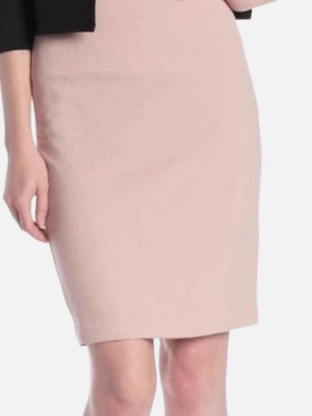 Philosophy Women's Pink Poly/Rayon/Spandex Knit Pencil Straight Skirt